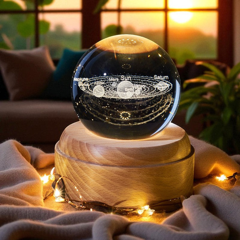 Celestial Harmony β Rotating Crystal Light with Music