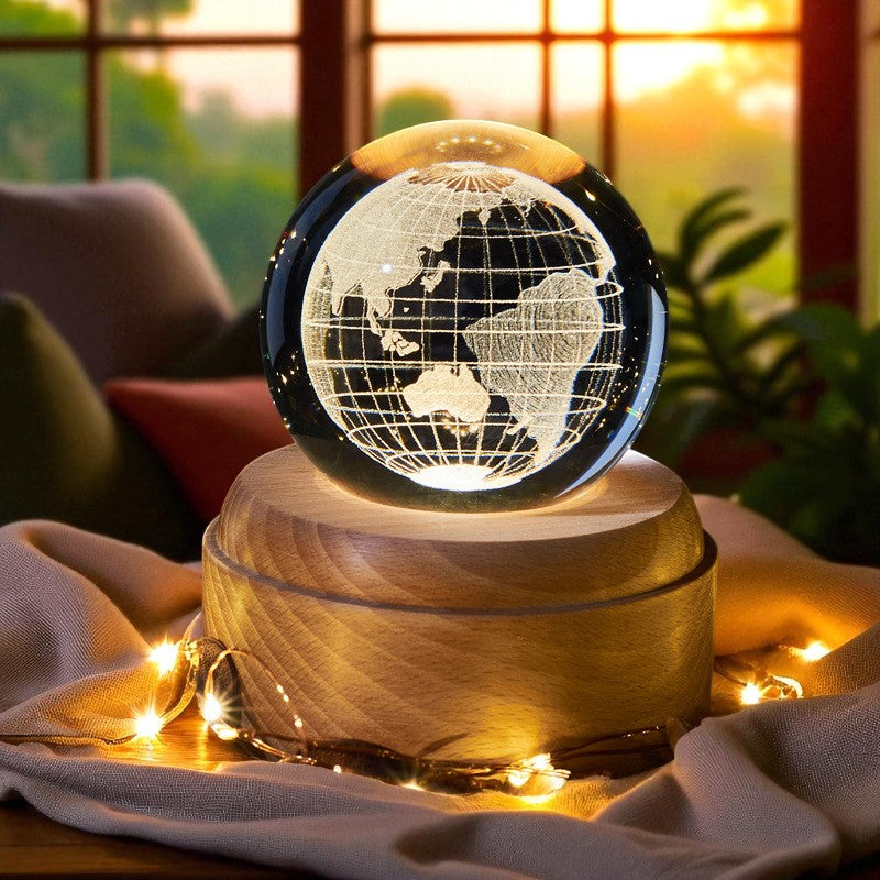 Celestial Harmony – Rotating Crystal Light with Music