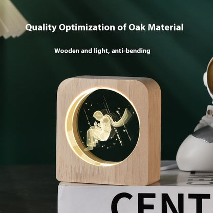 Creative Glow Crystal Small Night Lamp Desktop Decoration